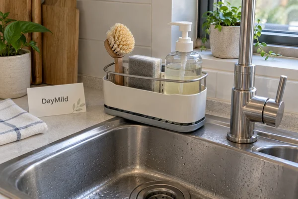 Illustrative DayMild sink organizers household application sample