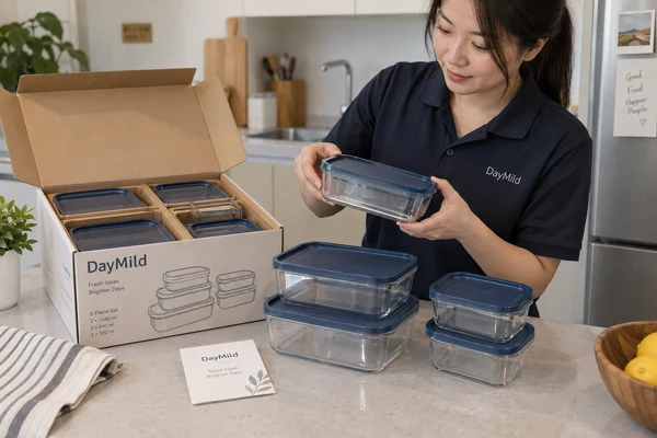 DayMild food storage containers application illustration