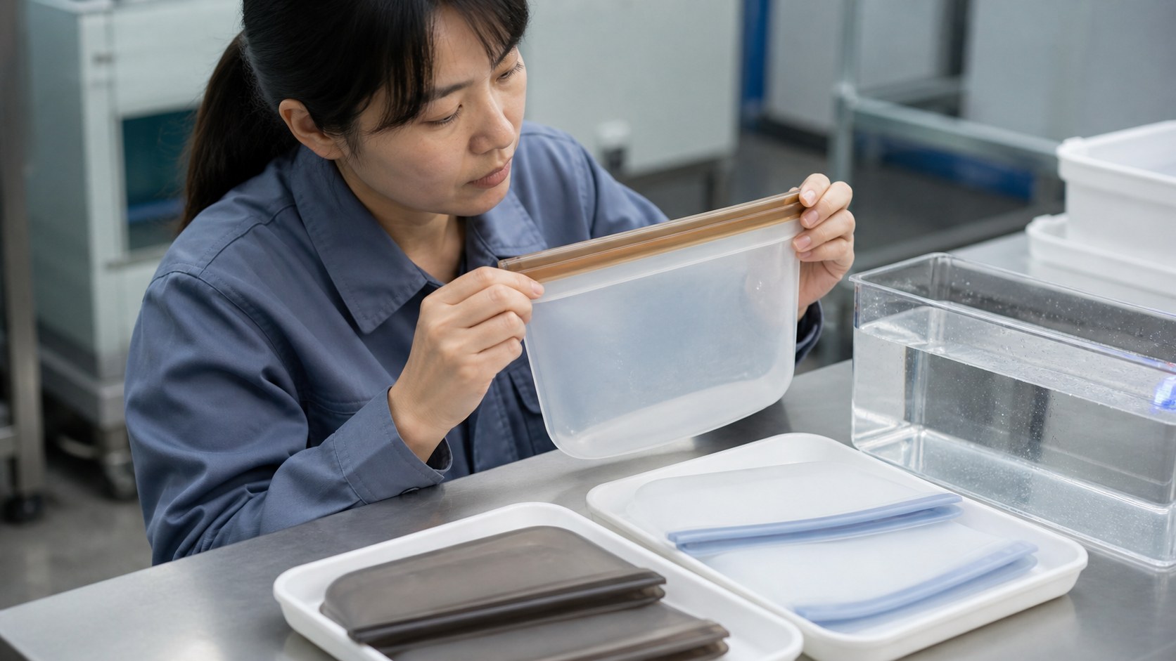 DayMild factory quality check and packing review for Open-Shelf Basket